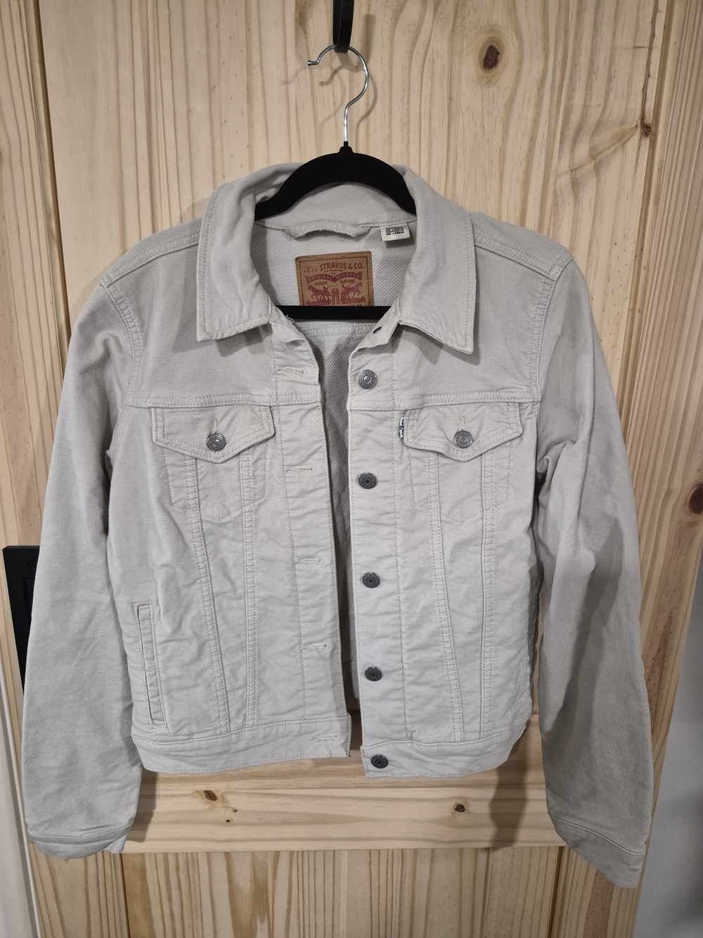 Levi's Women's Cream Cordoury Jacket